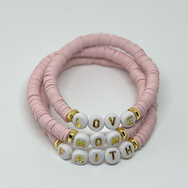 Desert Rose Custom Heishi Bracelet