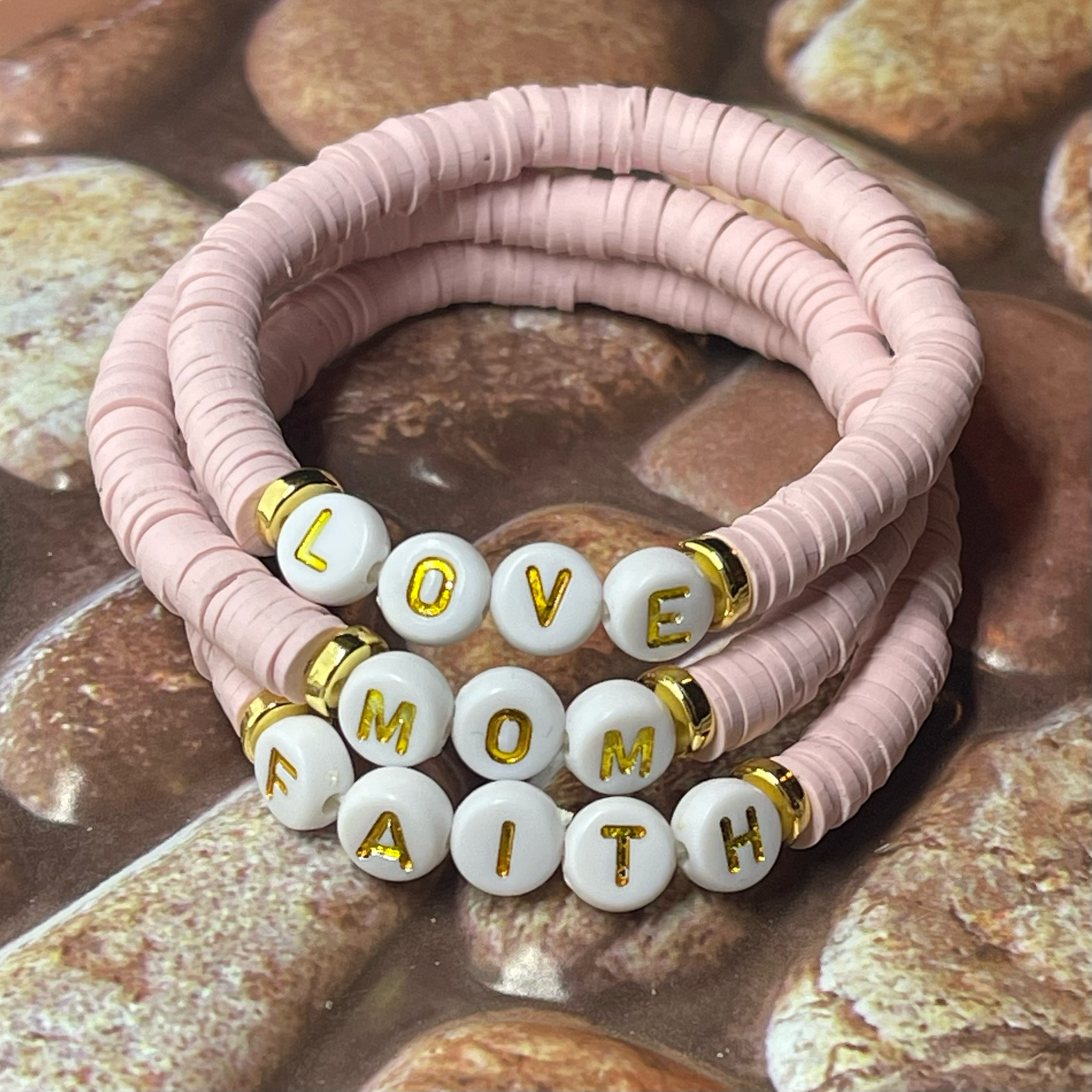 Desert Rose Custom Heishi Bracelet