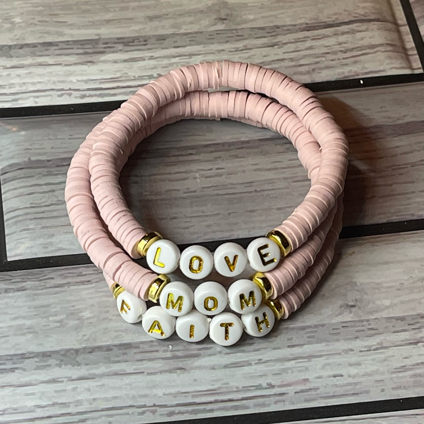 Desert Rose Custom Heishi Bracelet