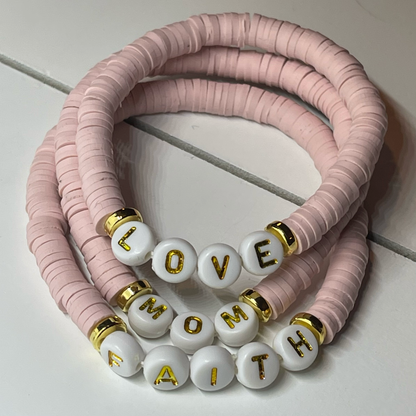 Desert Rose Custom Heishi Bracelet