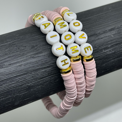 Desert Rose Custom Heishi Bracelet