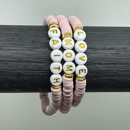 Desert Rose Custom Heishi Bracelet