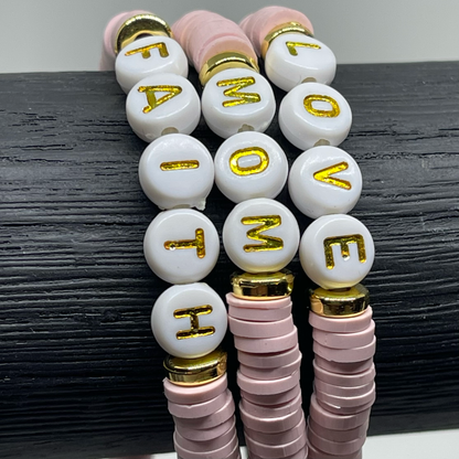 Desert Rose Custom Heishi Bracelet