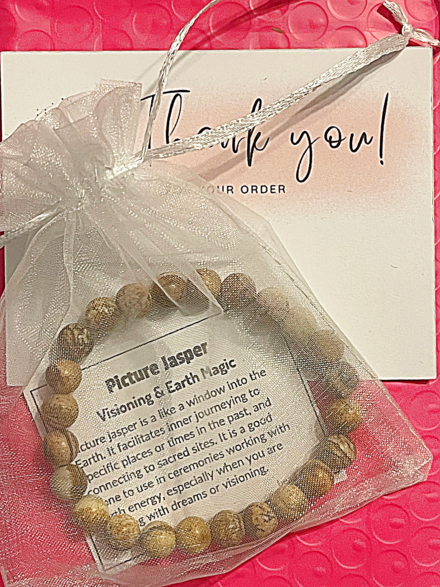 Brown Picture Jasper Gemstone Bracelet