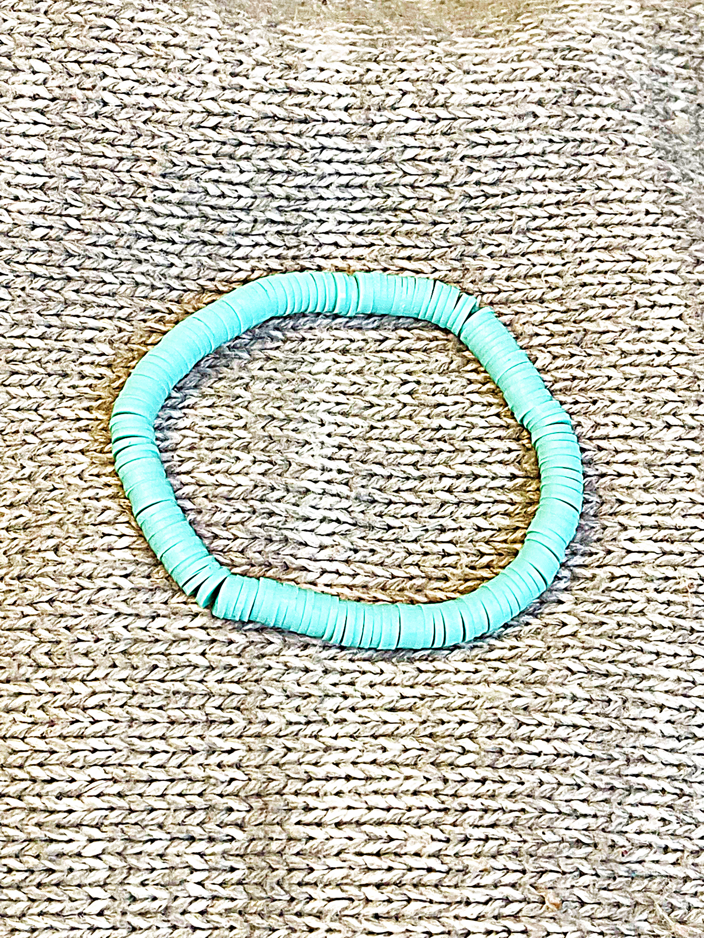 Blue Heishi Bracelet