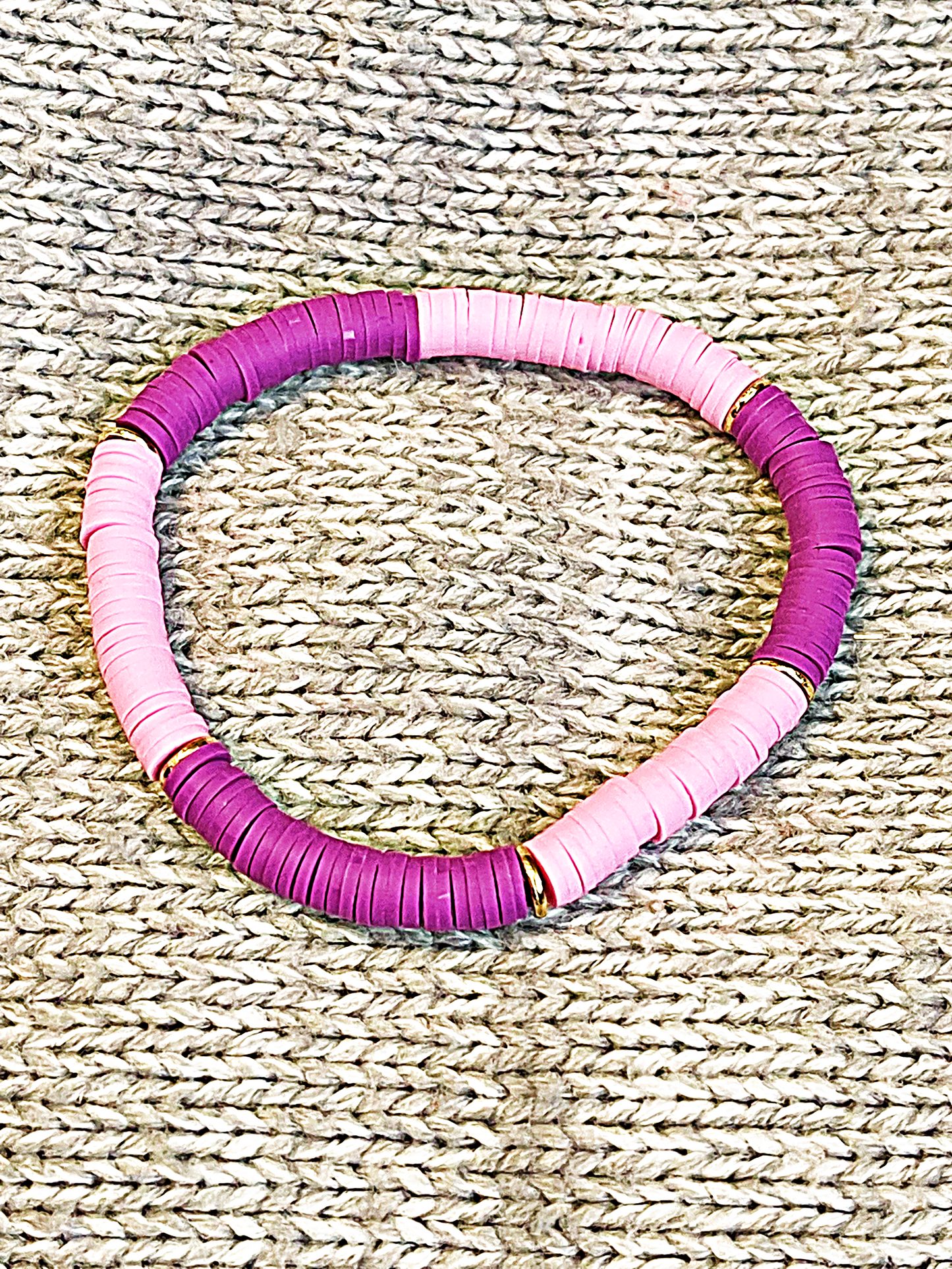 Princess Pink Duo Heishi Bracelet