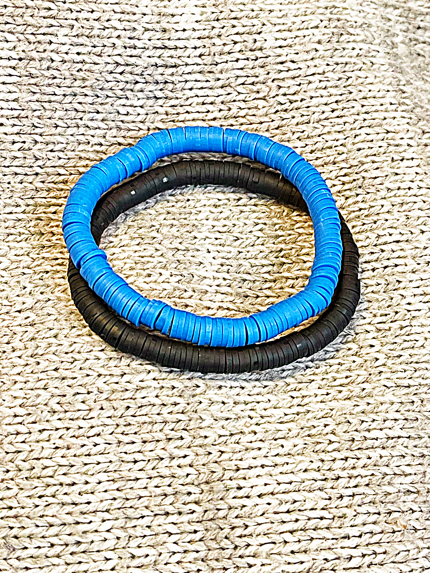 Blue Heishi Bracelet