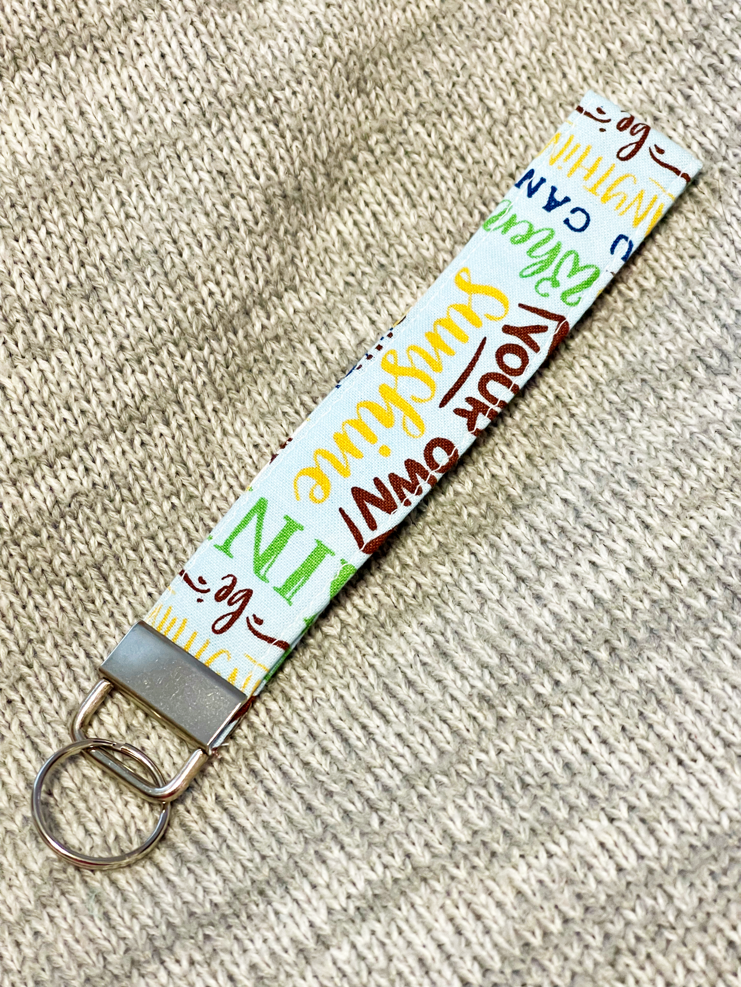 Sunflower Keychain Wristlet