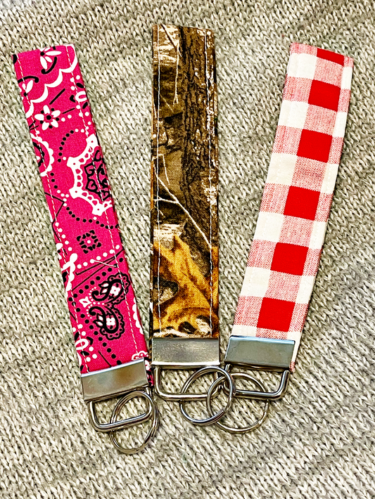 Country keychain wristlets