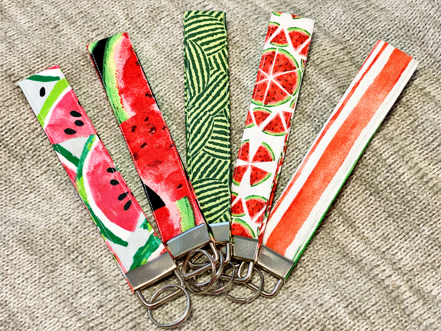 Watermelon Keychain Wristlet