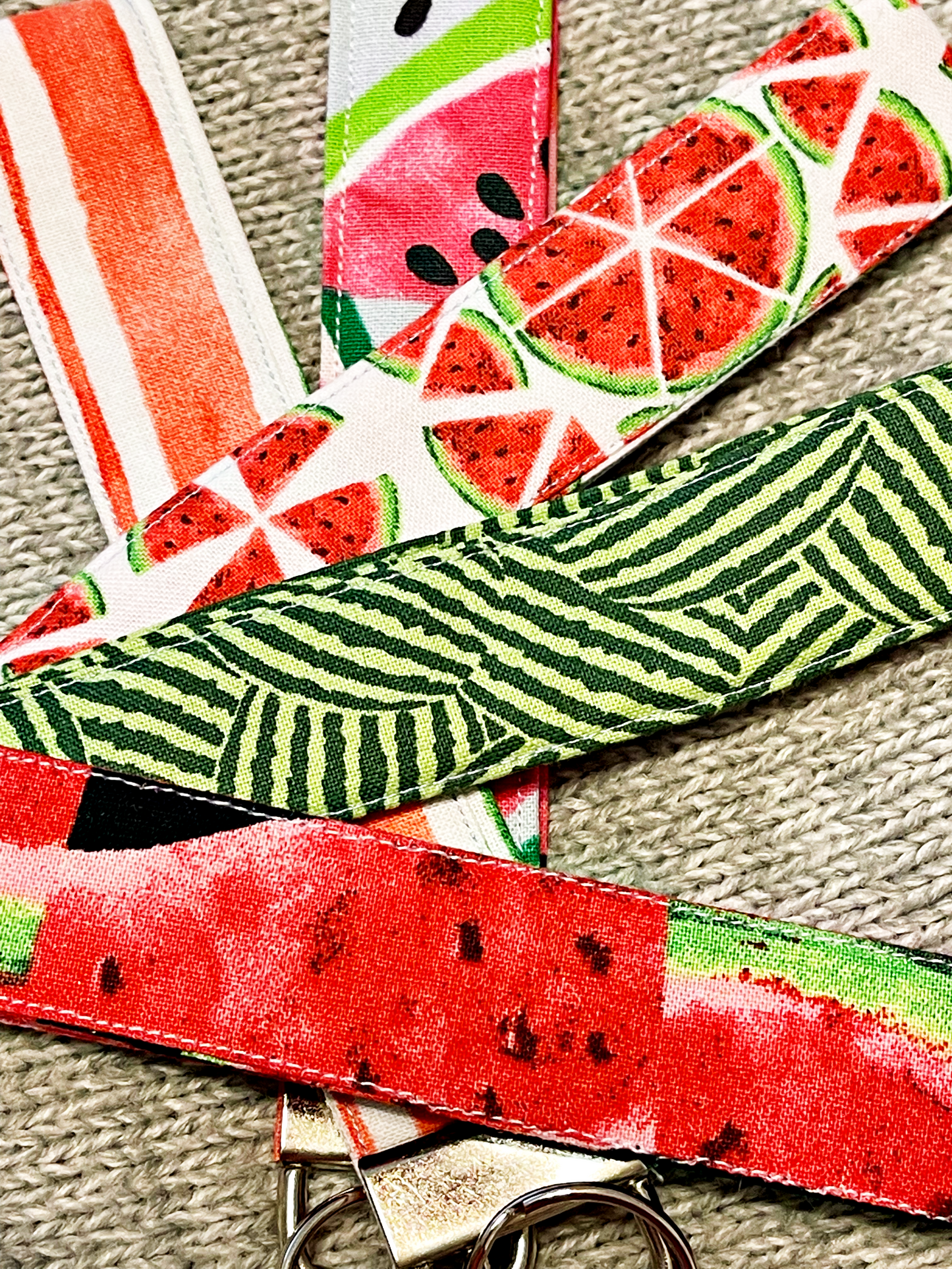 Watermelon Keychain Wristlet