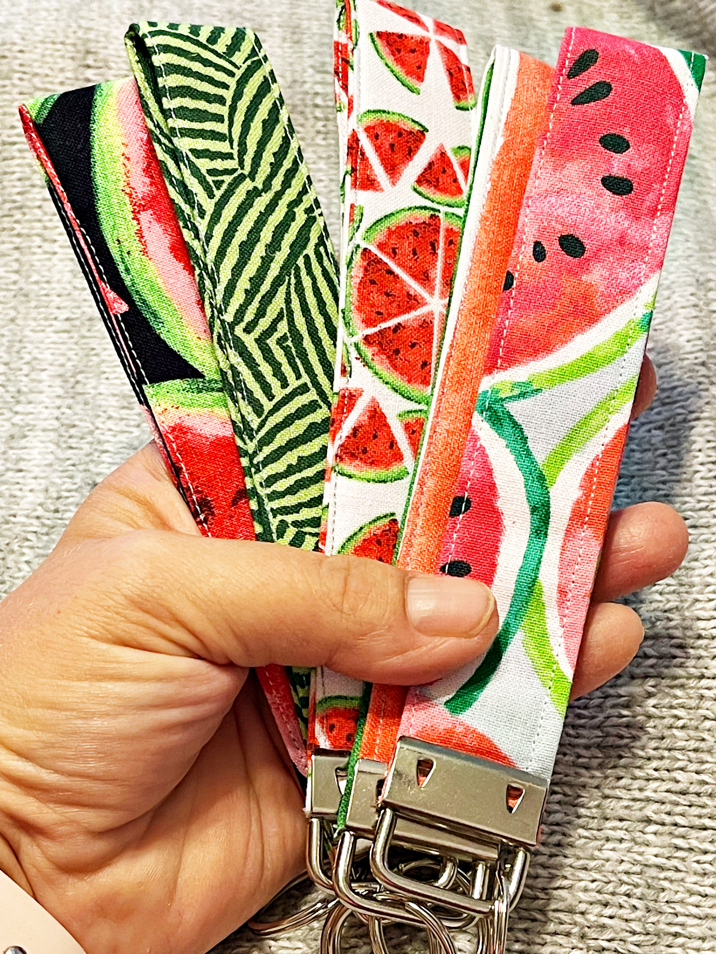 Watermelon Keychain Wristlet