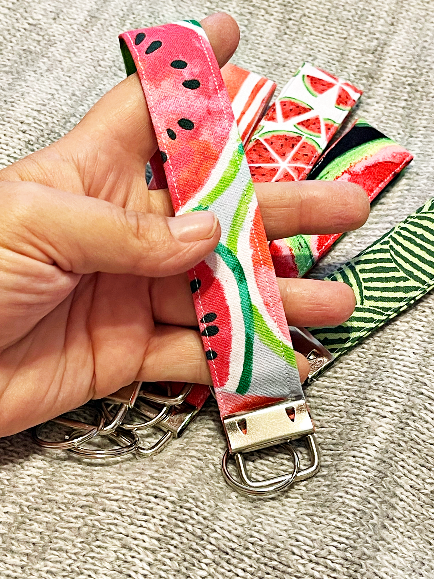 Watermelon Keychain Wristlet