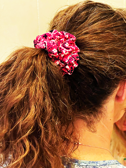 Paisley Rose Standard Scrunchie