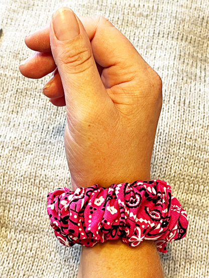 Paisley Rose Standard Scrunchie