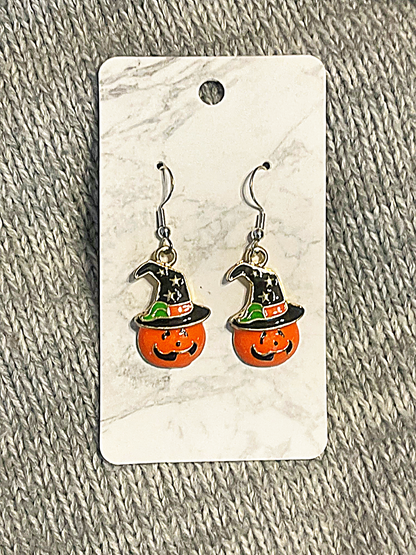 Pumpkin Charm Earrings