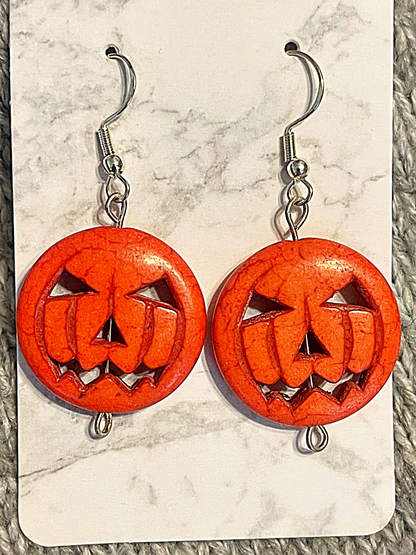 Pumpkin Charm Earrings