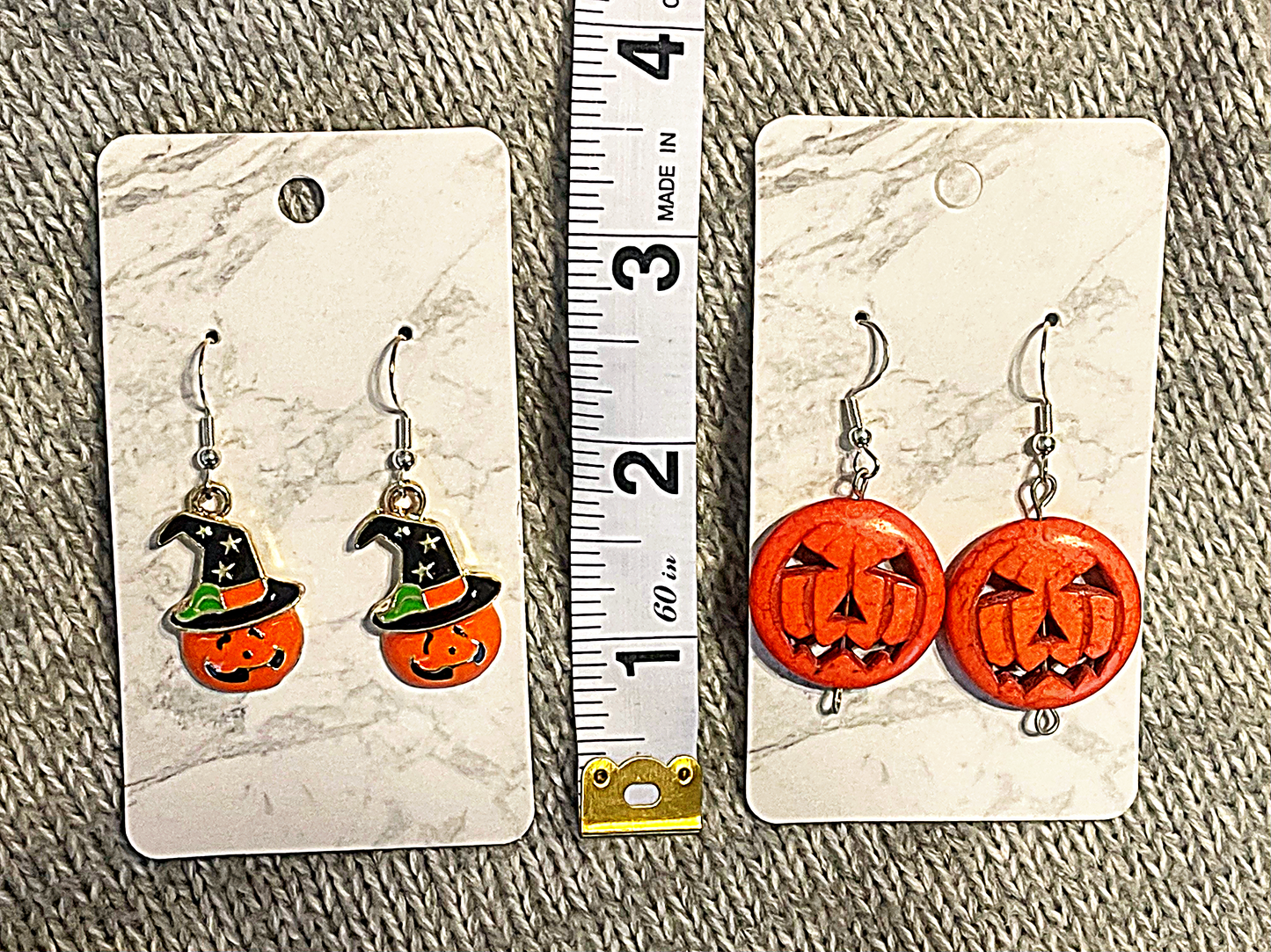 Pumpkin Charm Earrings