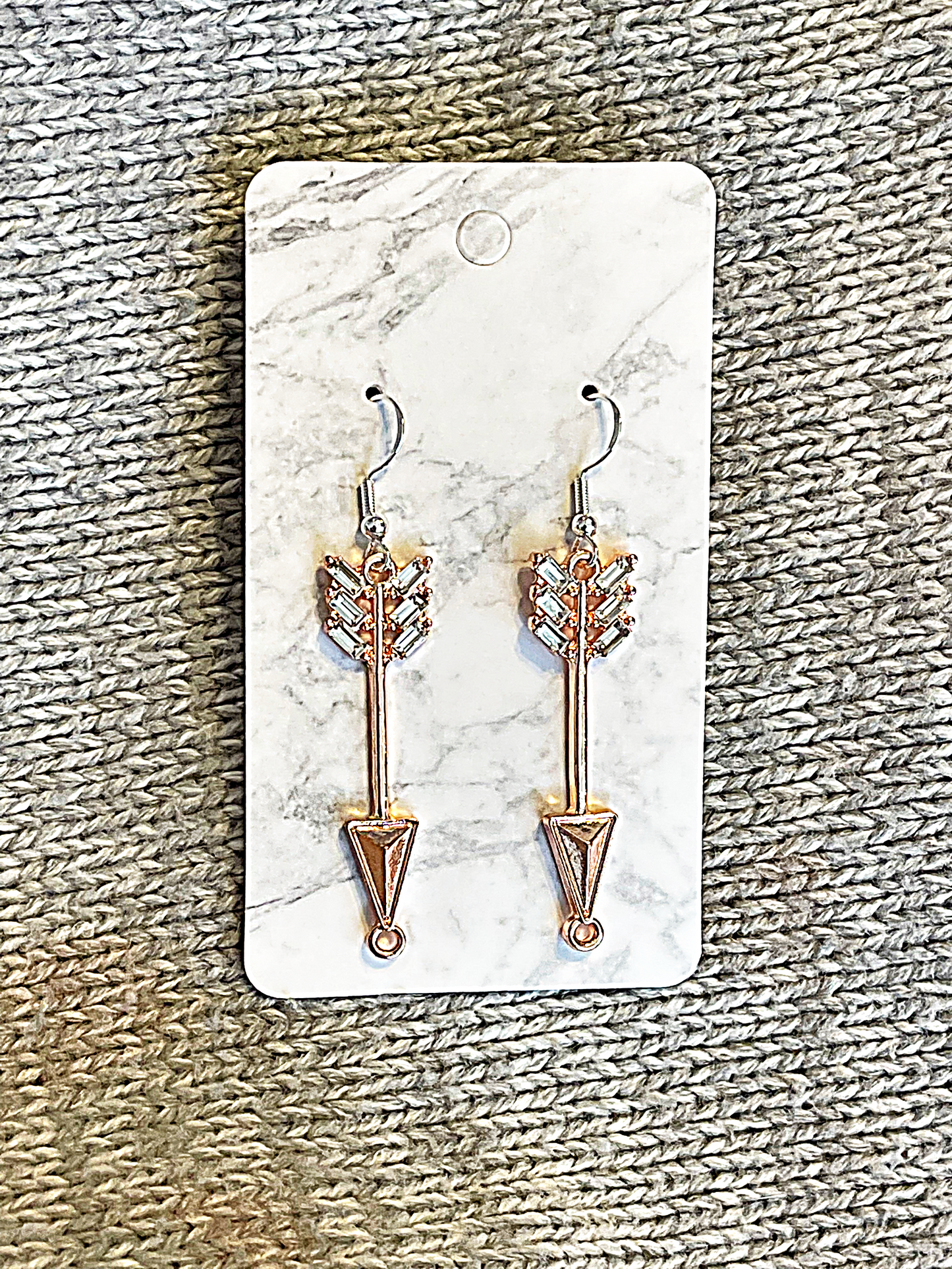 Arrow Sterling Silver Dangle Earrings