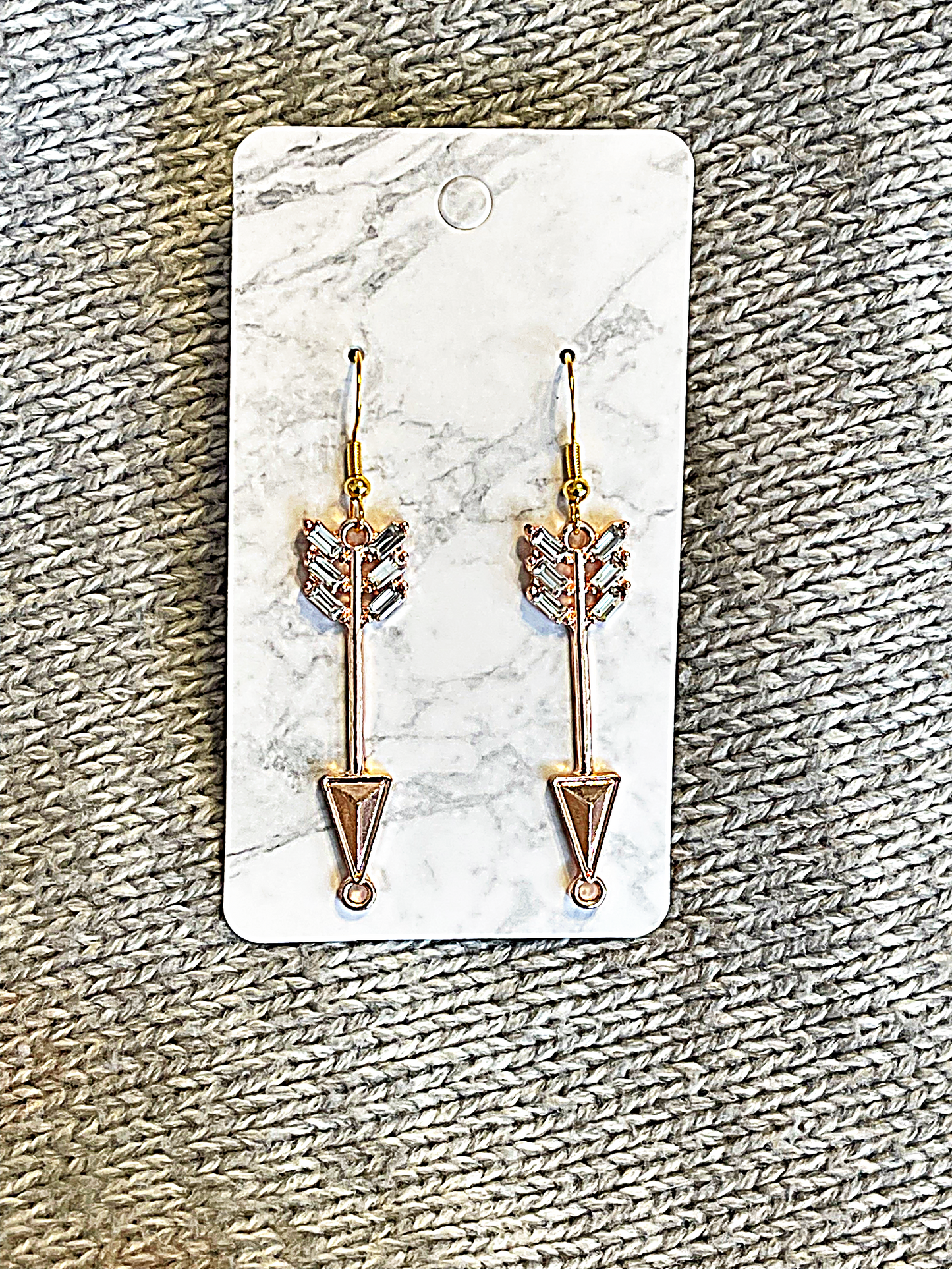 Arrow Sterling Silver Dangle Earrings