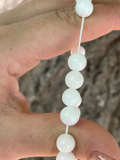 White Alabaster Gemstone Bracelet