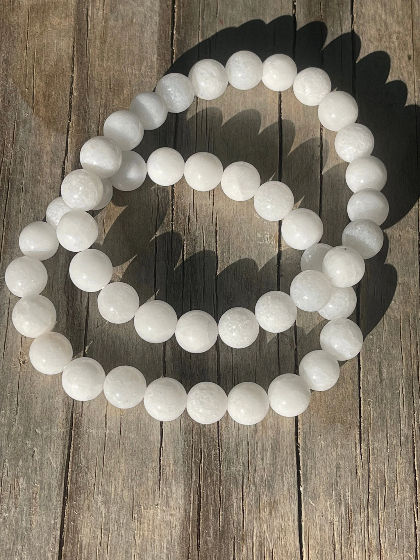 White Alabaster Gemstone Bracelet
