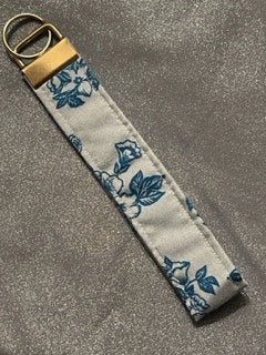 Blue Keychain Wristlets