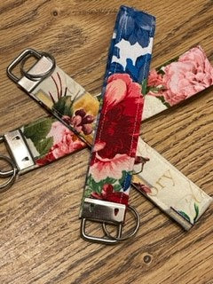 Floral Keychain Wristlet