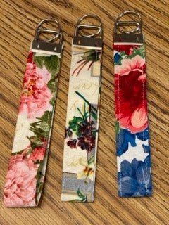 Floral Keychain Wristlet