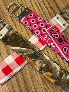 Country keychain wristlets