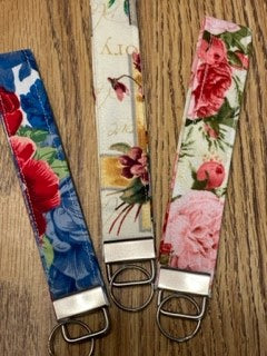 Floral Keychain Wristlet