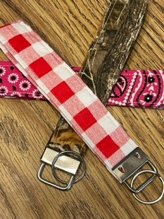 Country keychain wristlets