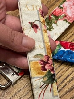 Floral Keychain Wristlet