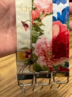 Floral Keychain Wristlet