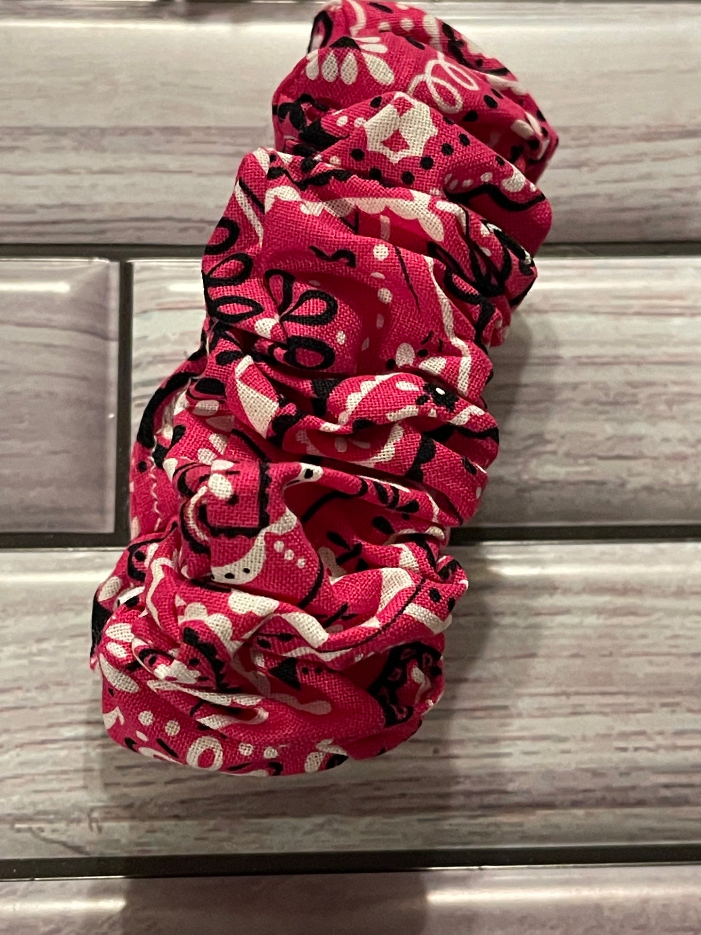 Paisley Rose Standard Scrunchie