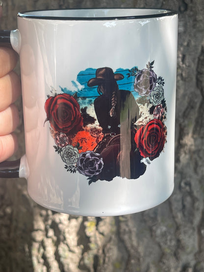 Cowgirl on Horseback Coffee Mug