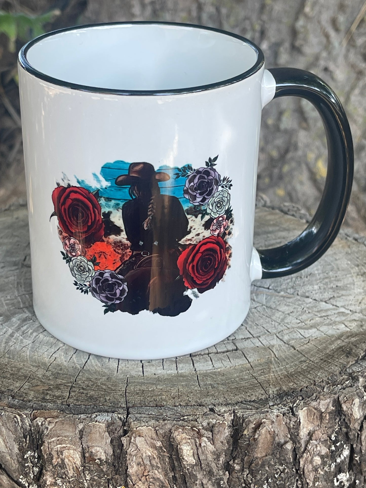 Cowgirl on Horseback Coffee Mug