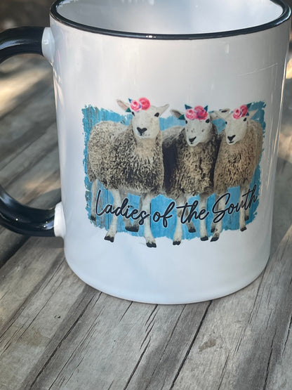 Sheep "Ladies of the South" Coffee Mug