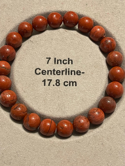 Red Jasper Gemstone Bracelet