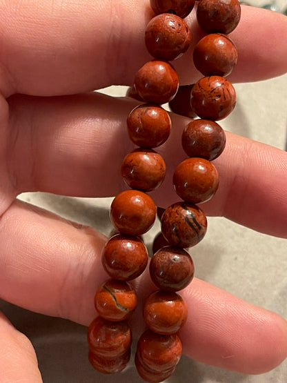 Red Jasper Gemstone Bracelet