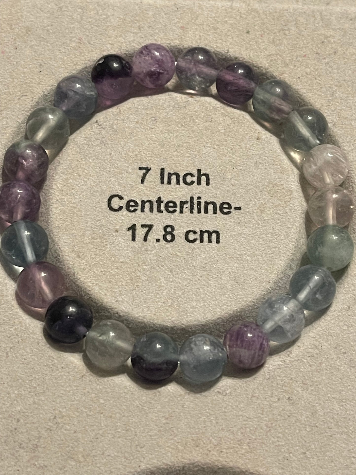 Fluorite Gemstone Bracelet