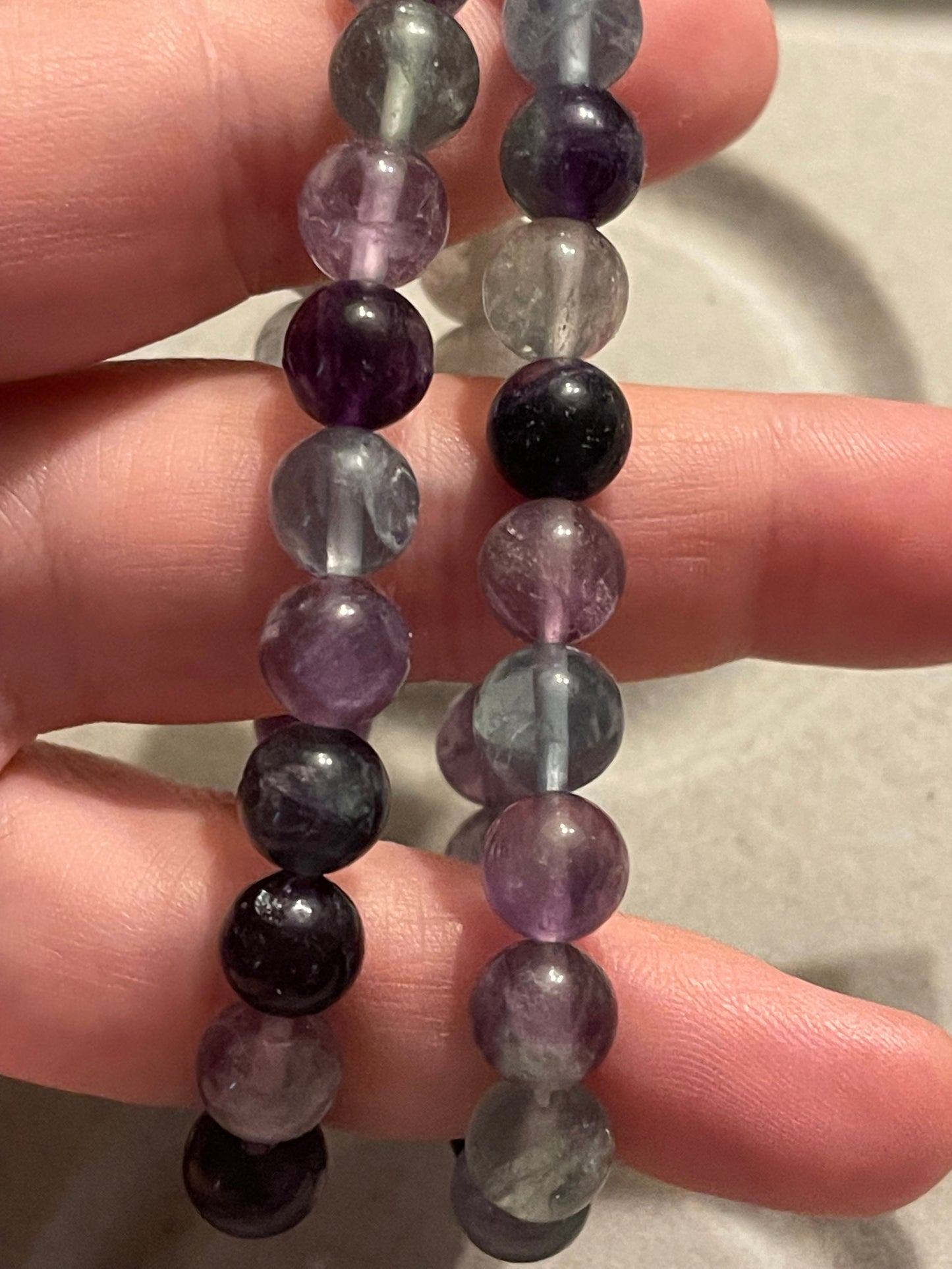 Fluorite Gemstone Bracelet