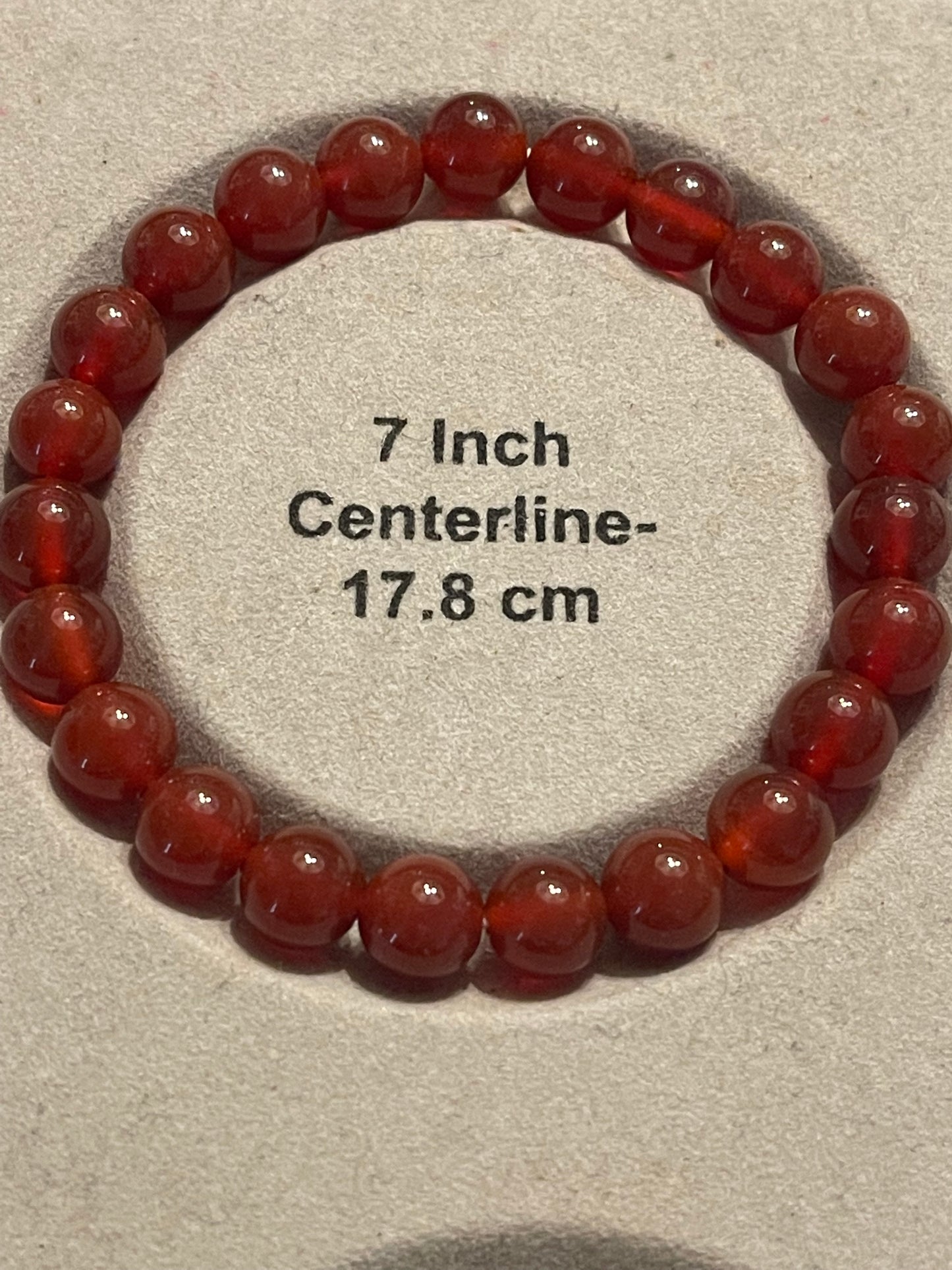 Carnelian Gemstone Bracelet