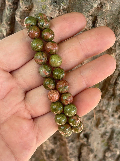 Unakite Gemstone Bracelet