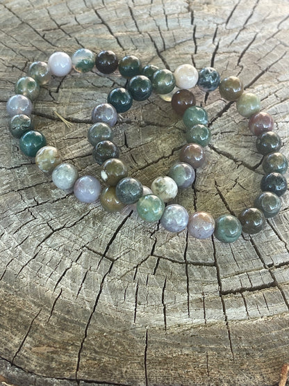 Indian Agate Gemstone Bracelet