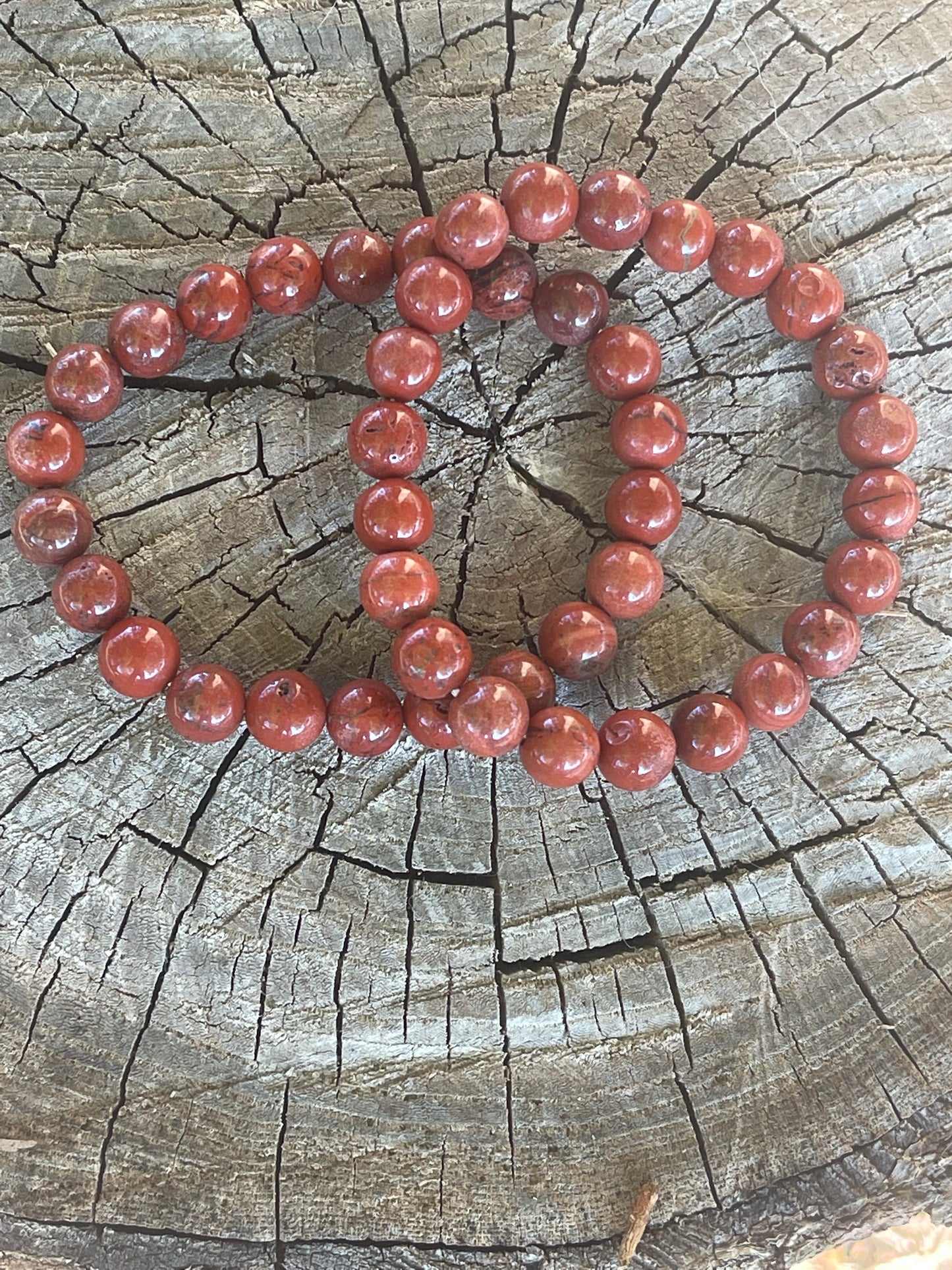 Red Jasper Gemstone Bracelet