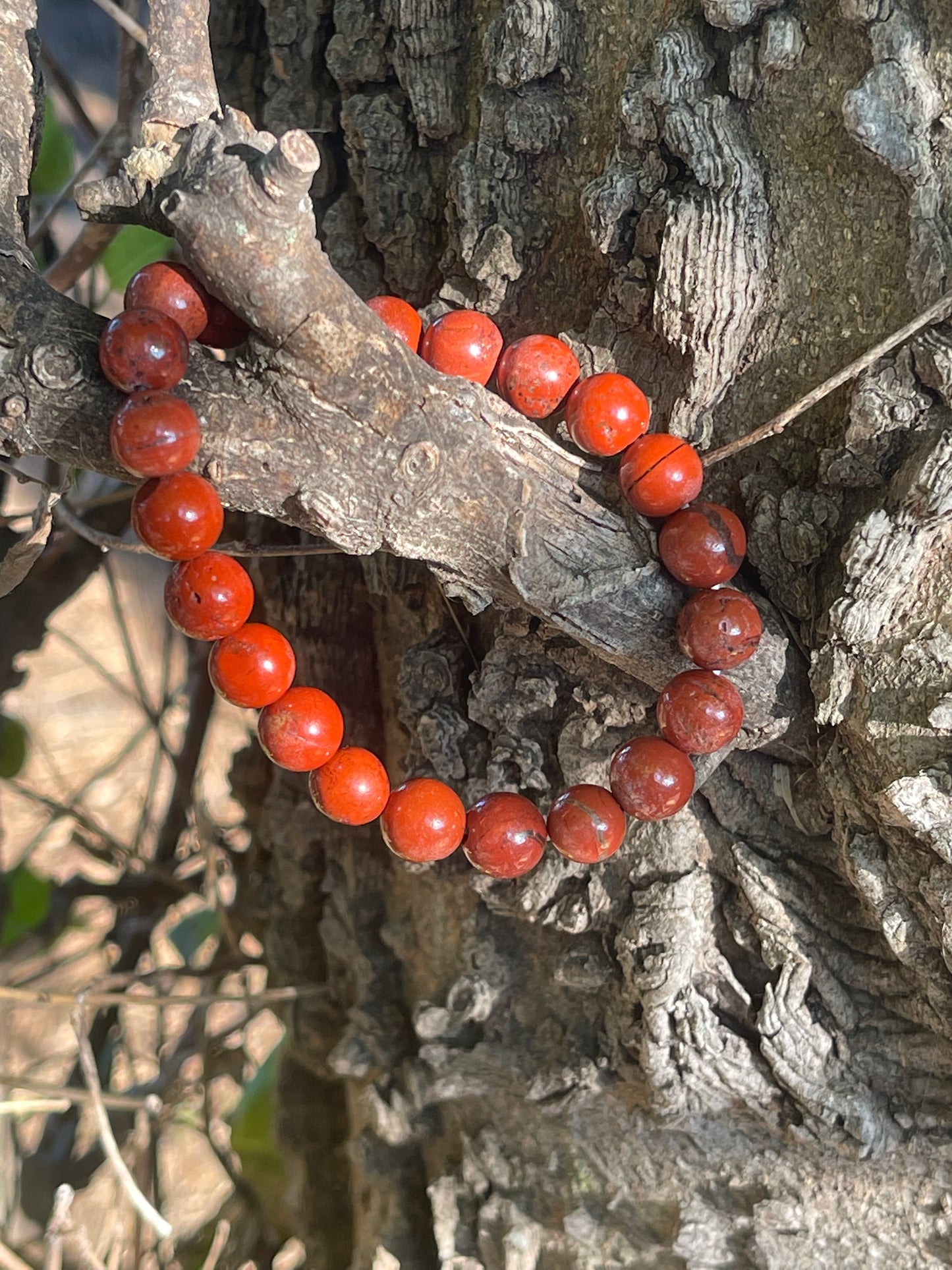 Red Jasper Gemstone Bracelet