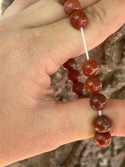 Red Jasper Gemstone Bracelet