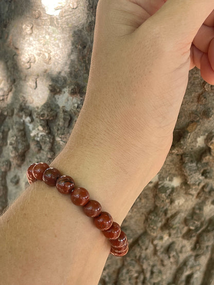 Red Jasper Gemstone Bracelet