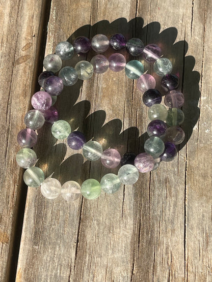 Fluorite Gemstone Bracelet